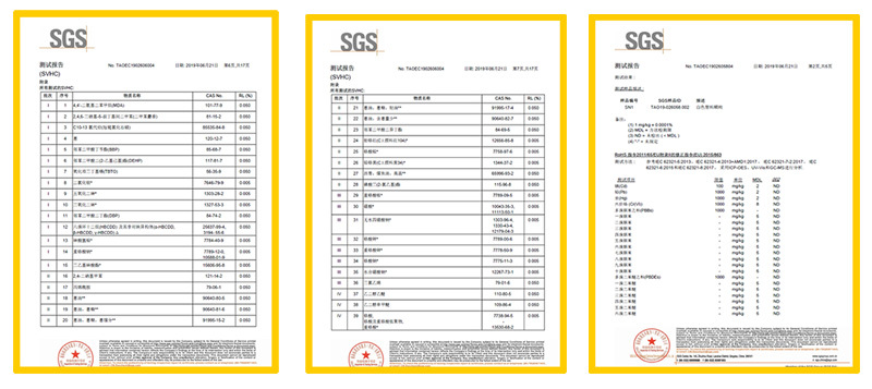 SGS检测报告